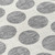 8' Gray And Ivory Round Polka Dot Washable Indoor Outdoor Area Rug