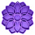 Mandala eTray Shallow Slow Feeder Dog Bowl for Enrichment 