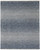 2' X 3' Ivory Gray and Blue Wool Hand Knotted Area Rug With Fringe