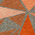 10' X 14' Rust Gray And Pink Geometric Washable Indoor Outdoor Area Rug