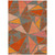 10' X 14' Rust Gray And Pink Geometric Washable Indoor Outdoor Area Rug