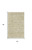 2' X 3' Green and Ivory Wool Southwestern Hand Knotted Area Rug