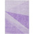 9' X 12' Lavender And Purple Geometric Washable Indoor Outdoor Area Rug