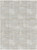 9' X 12' Ivory Silver and Gray Abstract Non Skid Area Rug