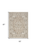 5' X 7' Beige and Ivory Medallion Power Loom Distressed Area Rug