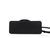 Michael Kors Jet Set Travel Black Saffiano Dome X Cross Convertible Satchel Handbag