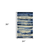 2' X 3' Navy Blue Ivory And Gray Wool Abstract Hand Tufted Area Rug