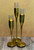 Gold Wine Glass Shaped Candle Holder 