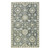 2' X 3' Gray Ivory And Beige Wool Floral Medallion Hand Hooked Area Rug