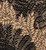 Plutus Bonzai Ebony Floral Throw Pillow in Black and Brown  