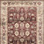 8' Red and Ivory Oriental Distressed Non Skid Runner Rug