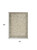 4' X 6' Ivory Brown and Gray Wool Abstract Area Rug