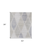 5' X 8' Ivory and Blue Geometric Hand Woven Area Rug