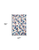 4' X 6' Ivory and Blue Geometric Distressed Area Rug