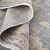 4' X 6' Blue Gray and Tan Oriental Hand Knotted Worn Faded Area Rug