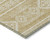 10' X 14' Gold And Ivory Southwestern Washable Indoor Outdoor Area Rug