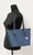 Michael Kors Charlotte Navy Leather Top Zip Tote