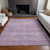10' X 14' Lavender And Purple Abstract Washable Indoor Outdoor Area Rug