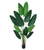 Artificial Banana Leaf In Cylindrical Black Cement Pot