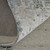 2' X 3' Gray Taupe and Blue Abstract Hand Tufted Area Rug