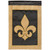 Fleur De Lis Burlap Flag Garden Applique