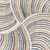 12' Blue And Ivory Abstract Washable Runner Rug