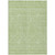 9' X 12' Artichoke Green Mint Green And Ivory Floral Washable Indoor Outdoor Area Rug