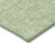 9' X 12' Artichoke Green Mint Green And Ivory Floral Washable Indoor Outdoor Area Rug