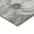 10' X 14' Taupe Ivory And Tan Floral Washable Indoor Outdoor Area Rug