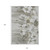 10' X 14' Taupe Ivory And Tan Floral Washable Indoor Outdoor Area Rug