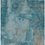 9' X 12' Teal Blue And Gray Abstract Washable Indoor Outdoor Area Rug