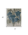 4' X 6' Blue and Gray Abstract Hand Tufted Area Rug