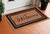 18" X 30" Natural And Black Striped Border Welcome Outdoor Coir Door Mat