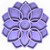Mandala Softie eTray Shallow Slow Feeder Dog Bowl with Suction Cups