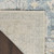 10' Blue And Ivory Floral Medallion Distressed Washable Runner Rug
