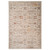 4' X 6' Ivory And Brown Floral Medallion Area Rug With Fringe
