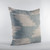Plutus Blue Faded Abstract Luxury Throw Pillow