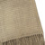 50" X 67" Sand Cotton Blend Woven Throw Blanket with Fringe