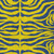 9' X 12' Yellow And Blue Animal Print Washable Indoor Outdoor Area Rug