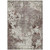 10' X 14' Taupe Ivory And Brown Damask Washable Indoor Outdoor Area Rug