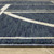 10' X 13' Blue And Ivory Geometric Area Rug