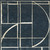 10' X 13' Blue And Ivory Geometric Area Rug