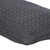 14" X 26" Dark Gray Cotton Lumbar Throw Pillow with Texture
