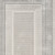 8' Silver and Ivory Geometric Non Skid Runner Rug