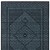8' X 11' Blue And Teal Medallion Area Rug With Fringe