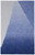 5' X 8' Blue And Gray Geometric Hand Tufted Area Rug