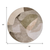 8' Taupe And Beige Round Abstract Washable Indoor Outdoor Area Rug