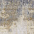 8' Ivory Gray and Brown Abstract Power Loom Worn Faded Runner Rug