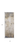 8' Ivory Gray and Brown Abstract Power Loom Worn Faded Runner Rug