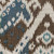Plutus Shoshone Valley Blue Brown Ikat Luxury Outdoor/Indoor Throw Pillow